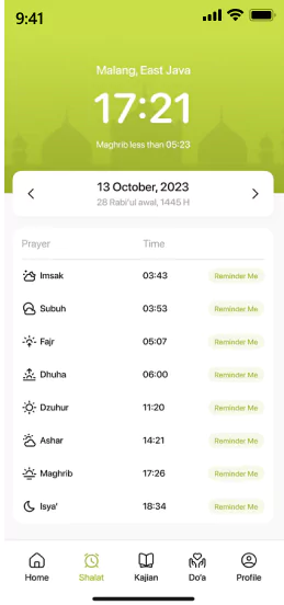 Islamic Prayer App